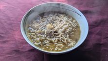 cooked Bai Xiang Coriander Beef Noodles