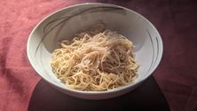cooked Gourmet Alley Flax Seed Flatfish Noodles