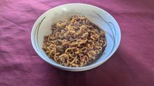 cooked Nongshim Chapagetti