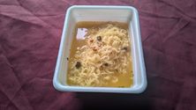 cooked Paldo Dosirac Instant Noodles