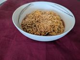 cooked Uni President Lao Gan Ma Noodles 